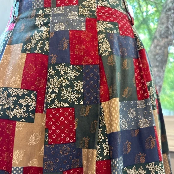 Vintage 90’s Bushwacker ditsy floral Patchwork Skirt - Picture 5 of 5